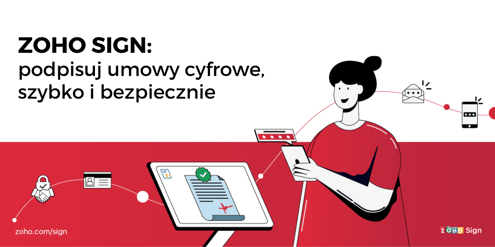 Zoho Sign: najprostszy sposób, aby podpisać cyfrowe umowy